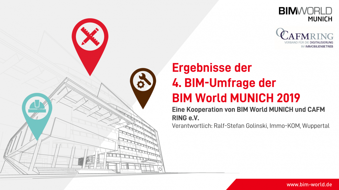 Ergebnisse der 4. BIM-Umfrage der BIM World MUNICH 2019