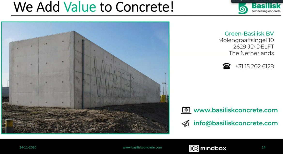 Basilisk: “living”, self-healing concrete featuring crack-repairing bacteria for new buildings or maintenance of existing structures Basilisk: “living”, self-healing concrete featuring crack-repairing bacteria for new buildings or maintenance of existing structures