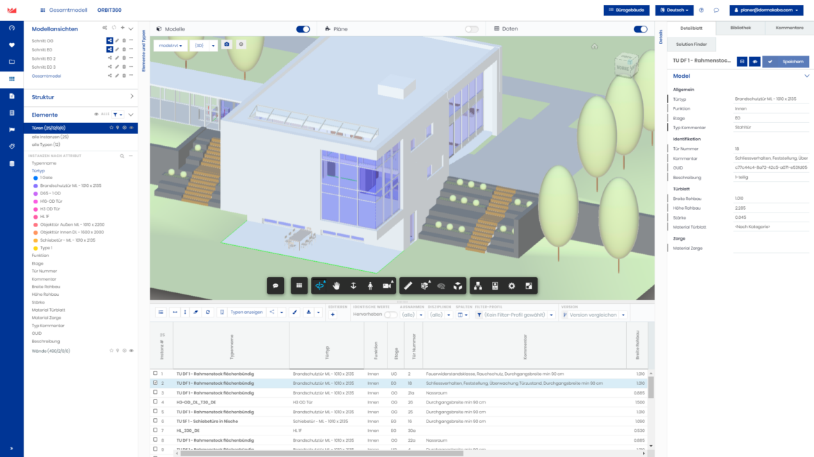 Digitale Planungstools von dormakaba